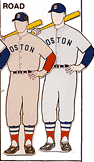 Boston Red Sox Road Uniforms 1946